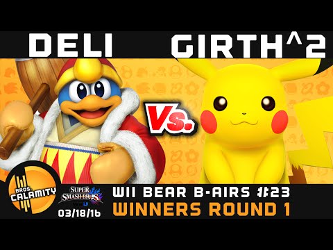 WBB #23 | Delibird (DDD, Corrin) vs GirthSquared (Pikachu) - Winners Round 1 - Sm4sh Singles