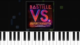 Bastille vs GRADES - &quot;Torn Apart&quot; Piano Tutorial - Chords - How To Play - Cover