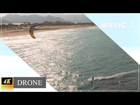 【久美浜葛野浜カイトサーフィン2024年3月】MAVIC3ドローン空撮