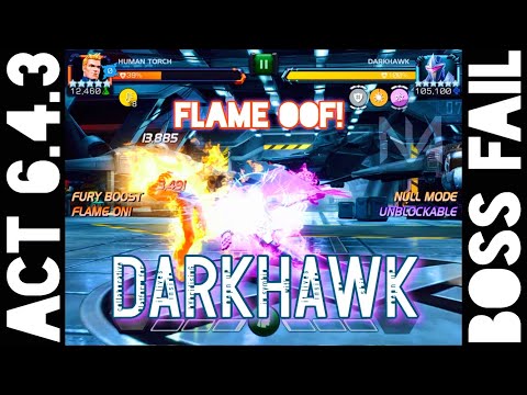 Act 6.4.3 Darkhawk Boss Fight - With Fails
