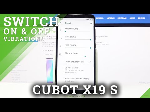 How to Manage Vibrations Settings in Cubot X19 S – Enable/Disable Incoming Call Vibrations