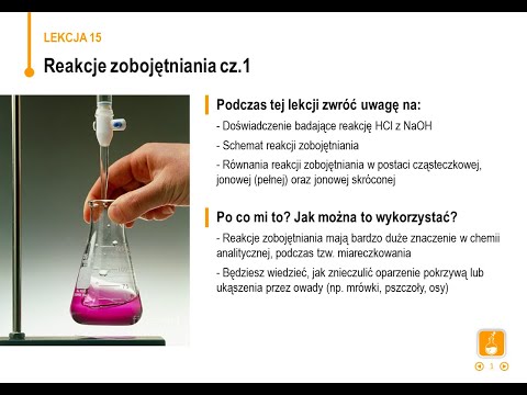 Chemia - klasa 8 - Reakcje zobojętniania cz.1