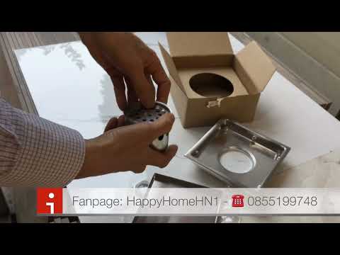 Ga thoán sàn kamanda, ga vuông am sàn, thoát sàn vòng quanh