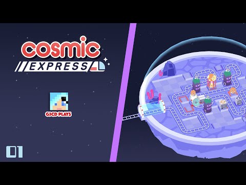 Cosmic Express - A Railway Puzzle! In Space! #world01