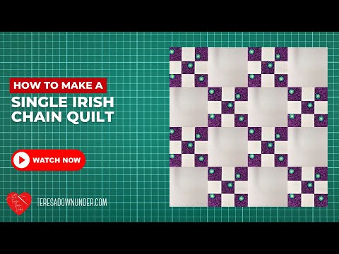 How to make a Single Irish chain quilt