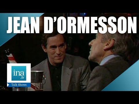 Jean d'Ormesson responds to Thierry Ardisson | INA Archive