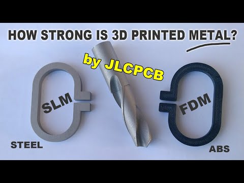 How strong is 3D printed metal? SLM (stainless steel) vs FDM (ABS) by JLCPCB 3D printing services