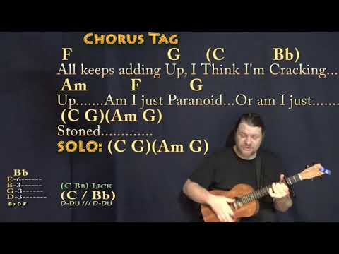 Basket Case (Green Day) Bariuke Cover Lesson with Chords/Lyrics - Capo 3rd Fret