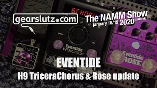 Video thumbnail for Eventide TriceraChorus H9 Demo - Rose update - H9 Dark - Gearslutz @ NAMM 2020 by Gearspace Forum