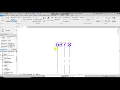 Revit 2022 Change Grid Head Circle Size and Radius