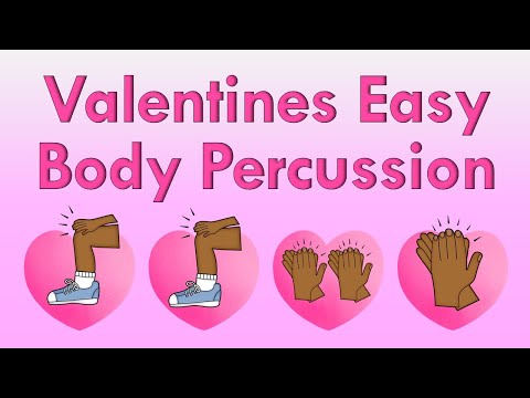 Easy Valentine’s Body Percussion Play-Along for Kids! | L-O-V-E!