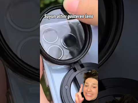 Suyun altını gösteren viral lensi denedim! #shorts #photography #lens