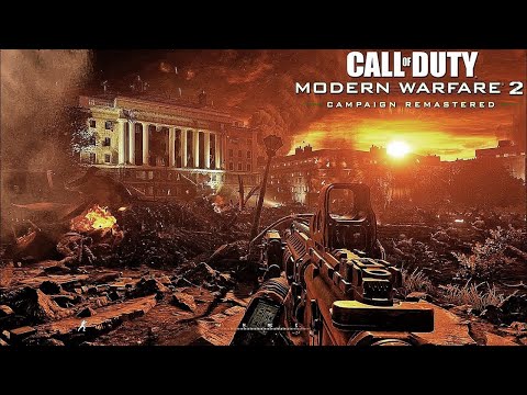 The EMP Strike on Washington D.C. - Modern Warfare 2 Remastered ضربة  الكهرومغناطيسي على واشنطن