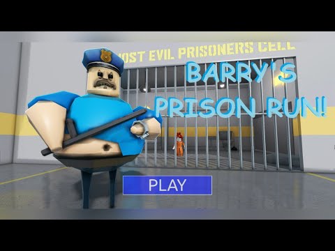 FIRST TIME ROBLOX Barry’s Prison Run Story Obby EASY MODE