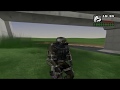 Член группировки Прозрение в экзоскелете с модернизированным шлемом из S.T.A.L.K.E.R para GTA San Andreas vídeo 1