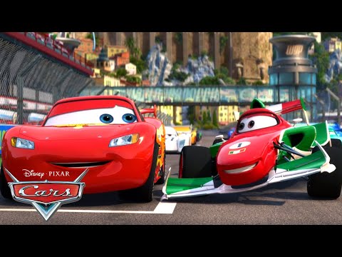 Lightning McQueen vs. Francesco | Pixar Cars | @disneyjr