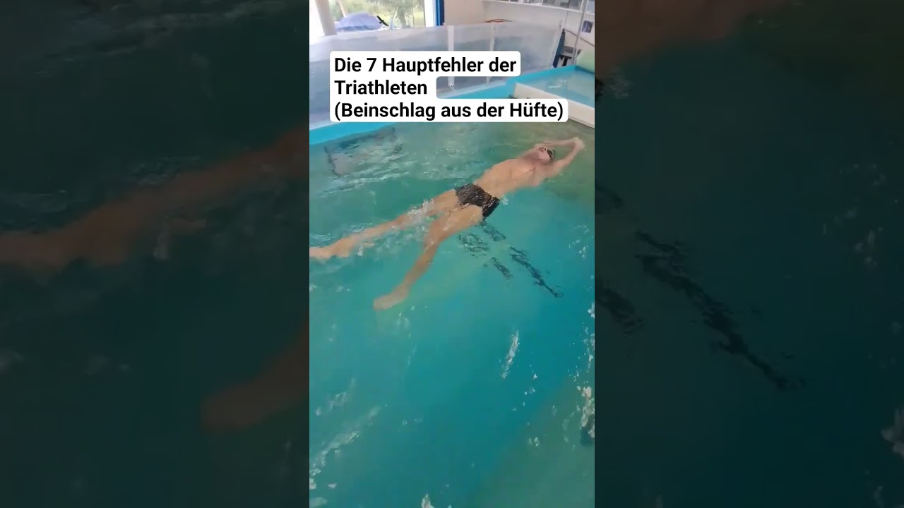 The 7 main mistakes in swimming - 6th leg kick