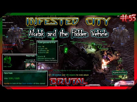 Starcraft 2 (Arcade Game #53) - INFESTED CITY OFFICIAL US - Norlak and the Hidden Vehicle
