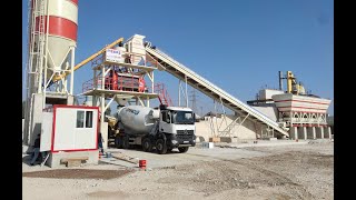 Sabit beton santrali KurulumuMESAŞ beton santrall