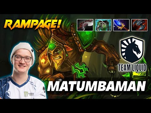 Liquid.MATUMBAMAN Bristleback Rampage! - Dota 2 Pro Gameplay [Watch & Learn]