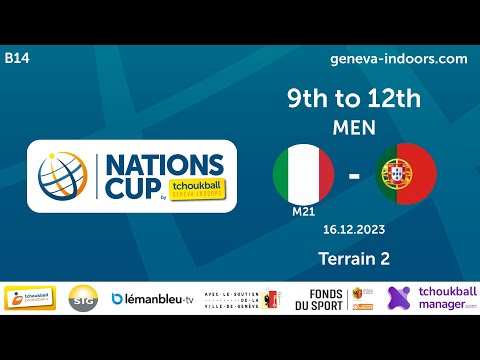 Italie M21 / Portugal - Match 9ème place Homme - Coupe des Nations Tchoukball 2023 - FR