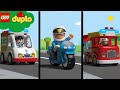 Learn With LEGO DUPLO Hometown Heroes ABCs And 123s Nursery Rhymes Kids Songs LEGO Videos