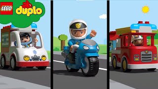 Learn with LEGO DUPLO | Hometown Heroes | ABCs and 123s | Nursery Rhymes &amp; Kids Songs | LEGO Videos