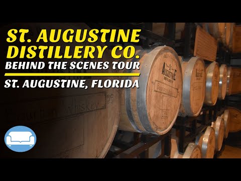 St. Augustine Distillery| Behind the Scenes Tour| Fill Your Own Bottle of Florida Bourbon Experience