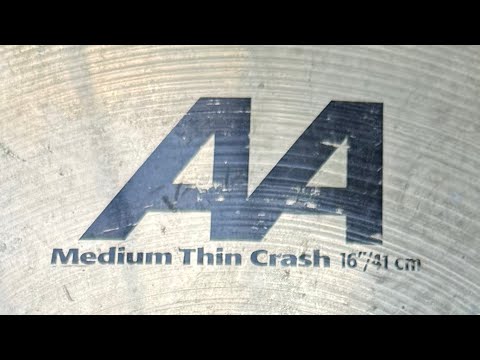 Sabian AA 16" Medium Thin Crash Cymbal