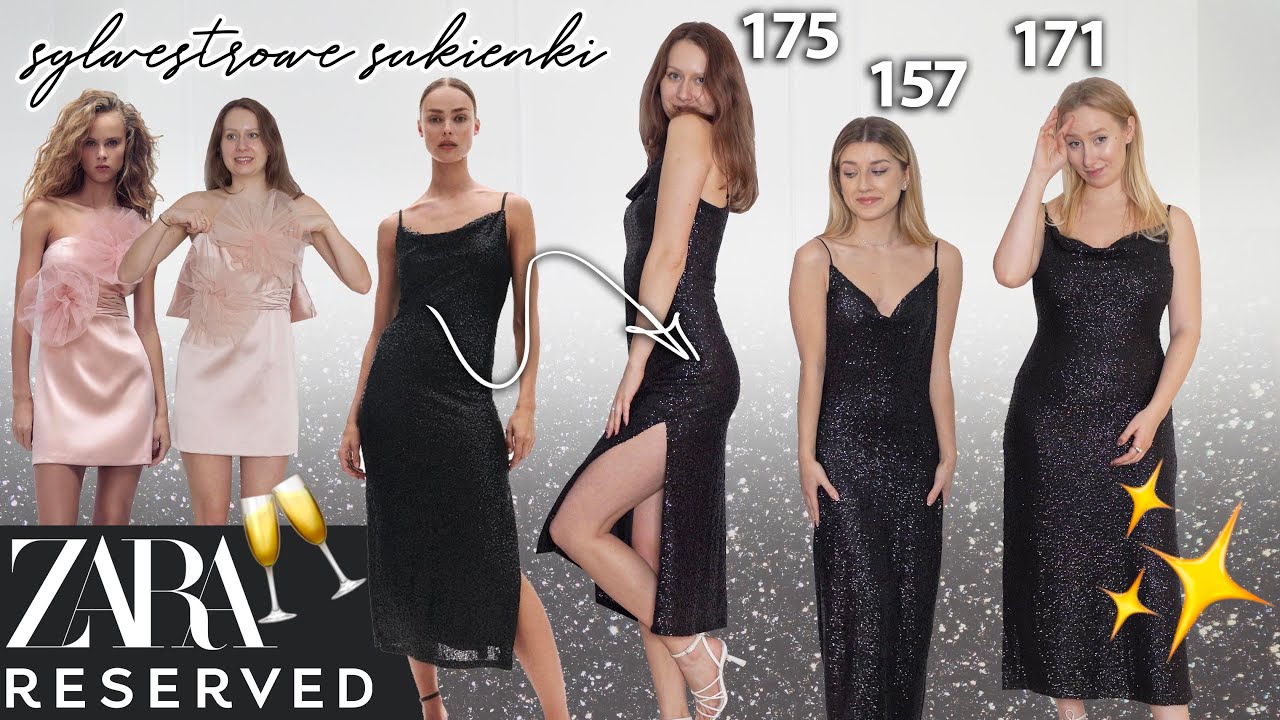 MIERZYMY SUKIENKI SYLWESTROWE NA 3 SYLWETKACH *Zara, Reserved