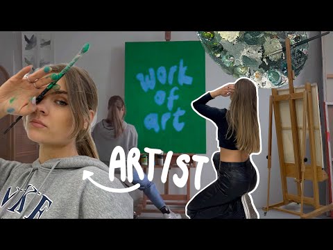 An diesem Bild habe ich 1 Monat gemalt! (Art Vlog 02) // I’mJette