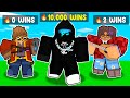 I snuck into NOOBS ONLY servers in Roblox Bedwars..
