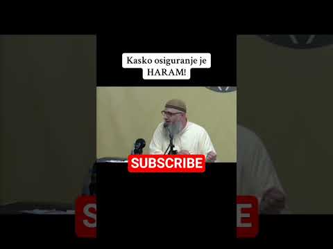 Kasko osiguranje je haram to je koc... Safet Kuduzovič #viralvideo #iclamic #islamicshorts #shorts