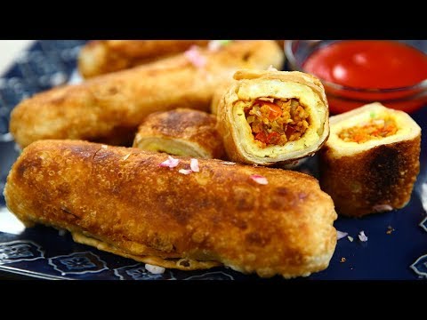 How To Make Egg Roll | Perfect Egg Rolls Recipe | Indian Street Food Recipe | Varun Inamdar