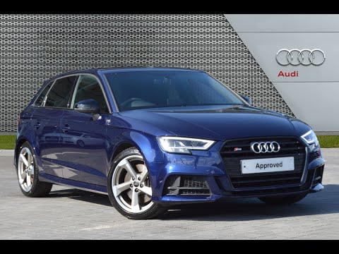 AUDI A3 S3 SPORTBACK TFSI QUATTRO BLACK EDITION BLUE 2018