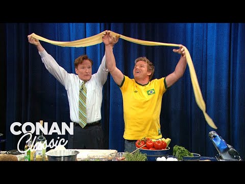 Conan & Gordon Ramsay Make Pasta | Late Night with Conan O’Brien