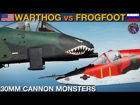 A-10 Warthog vs Su-25 Frogfoot: Guns-Only Dogfight | DCS