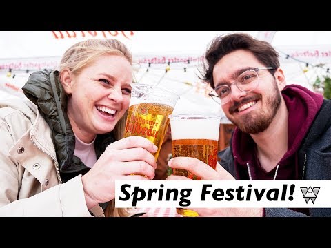 German Spring Festival and Mercedes Museum (Stuttgart Germany Vlog)