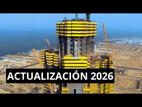El Rascacielos de 1KM de Arabia Saudí Crece Rápidamente - Actualización de Construcción 2026