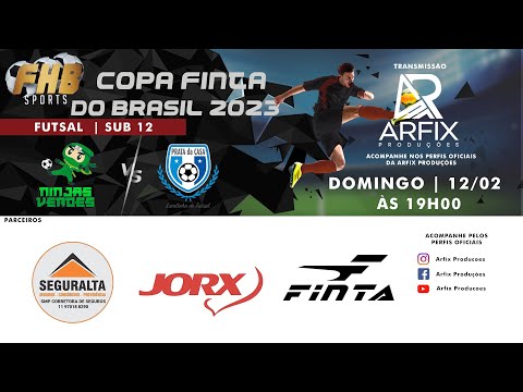 NINJAS VERDES x PRATA DA CASA - FUTSAL SUB 12