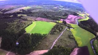 preview picture of video 'Onboard cam rc flight in Purmo Finland'