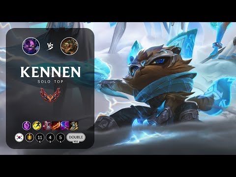 Kennen Top vs Renekton - KR Grandmaster Patch 13.1