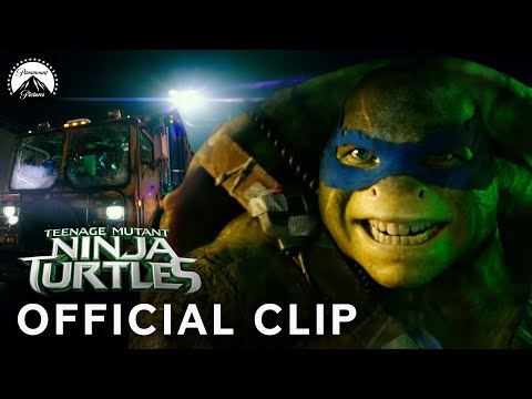 Thumbnail of the video: Ninja Turtles v. Shredder (Truck Chase Scene)