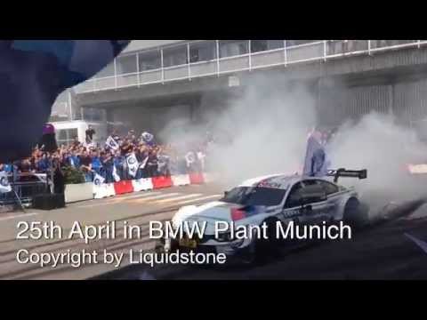 The all new BMW M4 DTM in action driven by Dirk Mueller