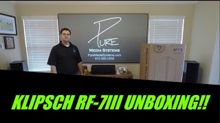 Klipsch RF-7 III FLOORSTANDING SPEAKER (Walnut) In-Depth Unboxing