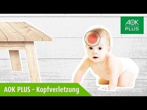 AOK PLUS - Das ist zu tun, wenn sich Ihr Kind am Kopf verletzt hat!