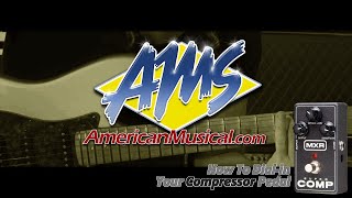 Video thumbnail for Best Compressor Pedal Setting - How To Guide by American Musical Supply