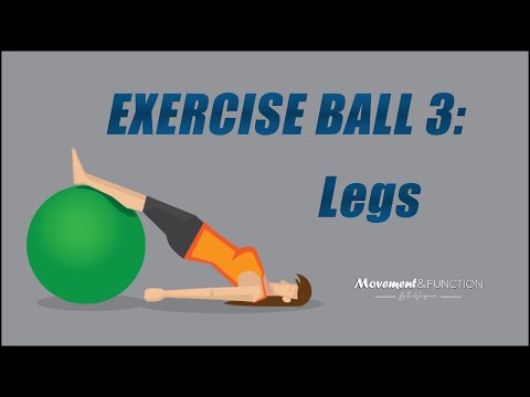 Exercise Ball 3: Strengthening Glutes and Hamstrings | Dynamic Stability
