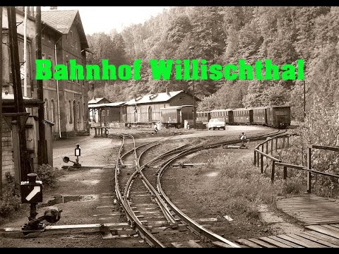 Der alte Spurwechselbahnhof Wilischthal / Erzgebirge