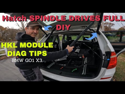 X3 F25 Hatch Not Working? Spindle Drive Rear Hatch Open And Close Replacement FULL DIY FC 801709